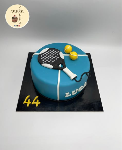 Padel Cake Ideas, Padel Party Ideas, Table Tennis Cake, Airplane Birthday Cakes, Tennis Cake, Cake Design For Men, Sport Cakes, Birthday Cake For Him, Magic Cake