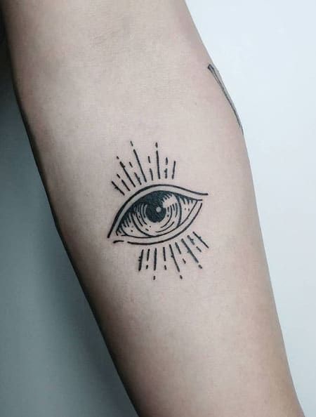 40 Cool Eye Tattoo Ideas in 2021 - The Trend Spotter 3rd Eye Tattoo, Ojo Tattoo, Infected Tattoo, Font Tato, Third Eye Tattoos, Tato Tradisional, Eye Tattoos, Tato Minimal, Triangle Tattoos