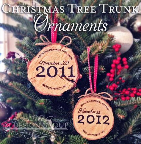 Christmas Tree Trunk Ornaments Tree Trunk Ideas, Trunk Diy, 2014 Hairstyles, Tree Trunk Slices, Short Haircuts For Round Faces, 60s Models, Trunk Ideas, Palm Tree Decorations, Simple Tree