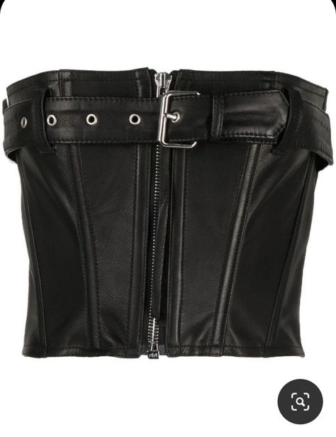 Corset Top Black, Black Leather Corset, Leather Crop Top, Black Leather Top, Faith Connexion, Mötley Crüe, Leather Corset, Punk Outfits, Stage Outfits