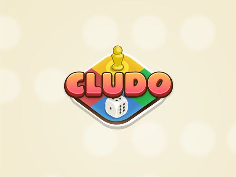 Cludo Logo game logo illustration ui graphic design gameui game ludo Board Game Logo, Game Typography, Game Branding, Ludo Game, Game Logos, Board Game Cafe, Game Cafe, Dot Icon, Game Zone