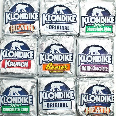 Klondike Bars - What would you do for a Klondike bar? Filipino Snacks, Klondike Bar, Dark Chocolate Ice Cream, Instant Breakfast, Tiny Room, Yummy Ice Cream, Delicious Snacks, Cream Sandwich, Letter Gifts