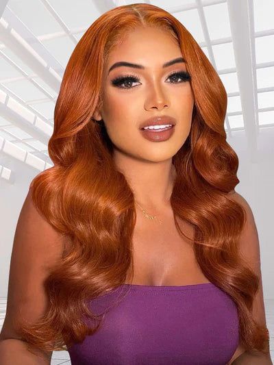 Copper orange hair