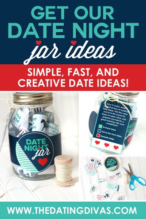 I need a Date Night Jar!! It's hard to come up with fun dates on my own. #dateinajar #datejarideas Date Night Jar Ideas, Dates In A Jar, Fun Dates, Dates Ideas, Inexpensive Date, Night Jar, Date Night Jar, Diy Projects For Men, Creative Dates