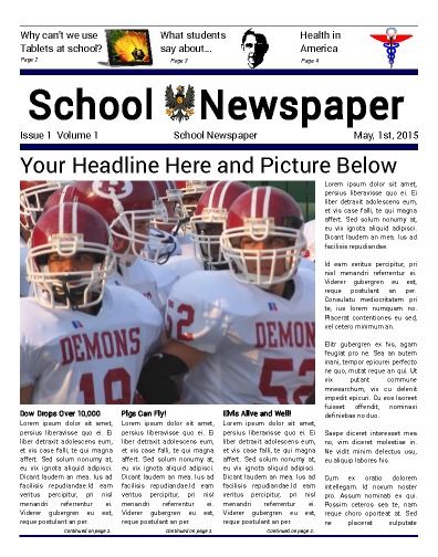 High School Newspaper Article and Story Ideas High School Newspaper, School Newspaper, Newspaper Front Pages, Digital Newspaper, Newspaper Template, Student Humor, Newspaper Design, Newspaper Printing, Newspaper Article