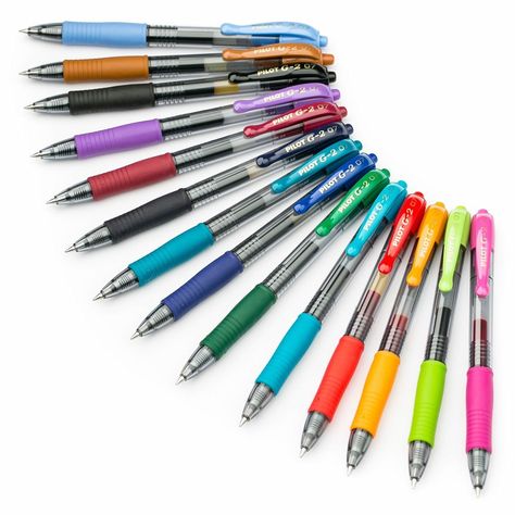 Pilot G-2 07 Pens, Pilot G2 07, G2 Pens, Pilot G2 Pens, Studying Stationary, Gel Pens Coloring, Pentel Energel, Fisher Space Pen, Space Pen