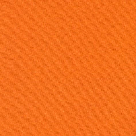 Kona Cotton, Robert Kaufman Fabrics, Robert Kaufman, Persimmon, Shades Of Orange, Pastel Aesthetic, Cool Fabric, Bright Orange, Cotton Weaving