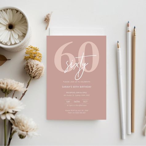 60th birthday party ideas