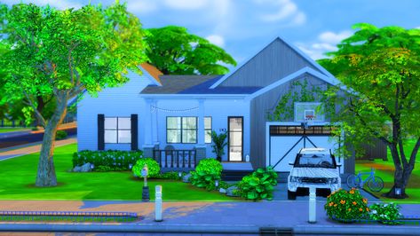 Single Mom of 2 House Download �🏡👪 | Xureila on Patreon Custom Sims, Sims 4 Builds, Pink Apartment, The Sims 4 Lots, The Sims 4 Skin, 2 House, Mom Of 2, Sims 4 House Building, Free Sims 4