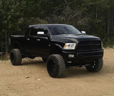 Lifted Dodge, Dodge Diesel Trucks, Cummins Trucks, Trucks Lifted Diesel, Black Truck, Ram Truck, Dodge Cummins, Lifted Truck, Dodge Truck