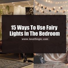 15 Ways To Use Fairy Lights In The Bedroom bedroom diy crafts home decor home ideas fairy lights bedroom decor viral Light Curtains Bedroom, Twinkle Lights Bedroom, Bedroom Lighting Diy, Fairy Lights Room, Girls Bedroom Paint, Fairytale Bedroom, Fairy Bedroom, Fairy Lights Decor, String Lights In The Bedroom