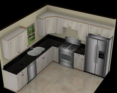 Kitchen Layout Ideas With Island, 10x10 Kitchen, Kitchen Island Storage, Small Kitchen Layouts, Farmhouse Kitchen Island, Modern Kitchen Island, Corner Sink, L Shaped Kitchen, Kitchen Designs Layout