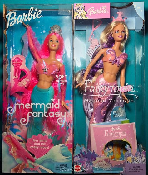 Barbie Mermaid Doll, Barbie Mermaid, Mermaid Toys, Mermaid Barbie, 00s Nostalgia, Barbie Fairytopia, Barbie 90s, Magical Mermaid, Barbie 2000