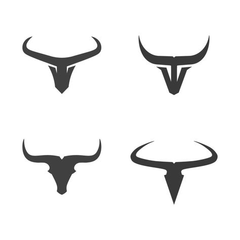 Bull logo and horn symbols cow vector template icons app Bull Vector Logo, Toro Vector, Wolf With Red Eyes, Bull Symbol, Cow Logo, Cow Vector, Halloween Coustumes, Icons App, Bull Logo