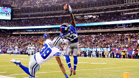 Can the Dallas Cowboys slow Odell Beckham Jr. and Sterling Shepard? - New York Giants Blog- ESPN Odell Beckham Jr Catch, Odell Beckham Jr Lsu, Fantasy Football Funny, Everyday Challenges, Football Life, Lsu Football, Odell Beckham, Geaux Tigers, College Days