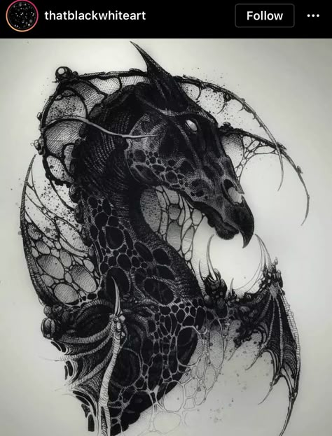 Harry Potter Horse Tattoo, Harry Potter Thestral Drawing, Horror Animal Tattoo, Harry Potter Dark Tattoo, Thestrals Tattoo, Dark Harry Potter Tattoo, Gothic Horse Tattoo, Dark Black Tattoos Coverup, Dementors Tattoo