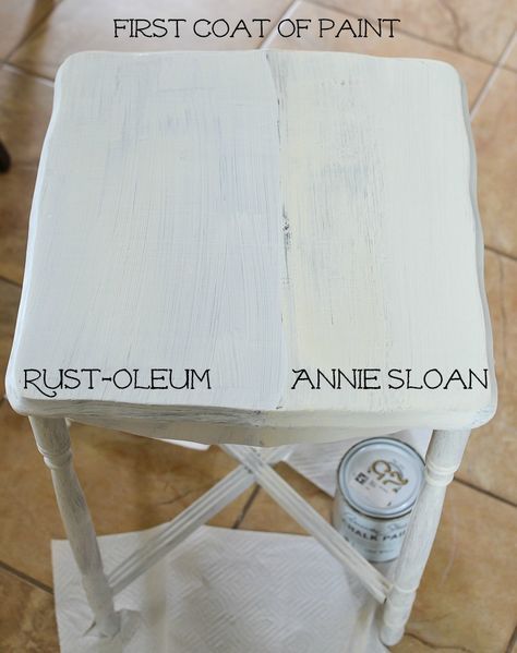 Annie Sloan Chalk Paint vs Rust-Oleum Chalked Paint. A Side by Side Comparison and Revew Rustoleum Chalk Paint Colours, White Chalkboard Paint, Chalkboard Paint Ideas, Jelly Cabinet, Rustoleum Chalk Paint, Furniture Painting Tips, Sarah Joy, Chalk Paint Projects, Annie Sloan Paints