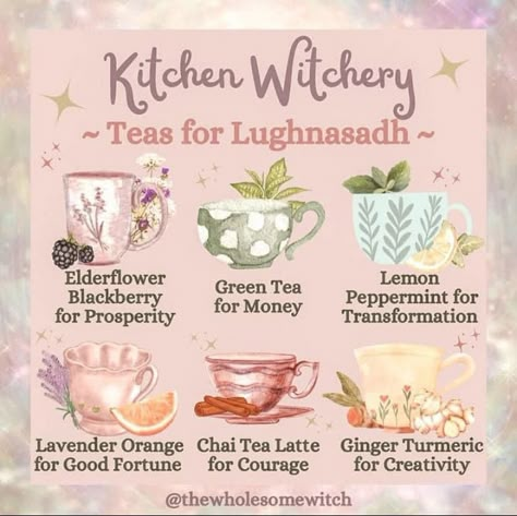 Magical Tea, Kitchen Witch Recipes, Witchy Kitchen, Witch Board, Tea Ideas, Magic Spell Book, Kitchen Witchery, Kitchen Magic, Eclectic Witch