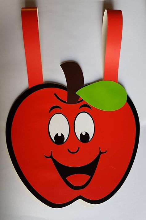 Apple Costume For Kids, Diy Fruit Costume, Fruit Fancy Dress, Apple Costume, Fruit Costumes, Red Day, Hand Crafts For Kids, Preschool Art Activities, Kindergarten Crafts