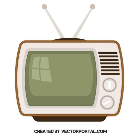 Old Tv Set, Living Room Objects, Old Television, Radio Icon, Color Television, Retro Appliances, Television Set, Retro Radio, Free Clipart Images