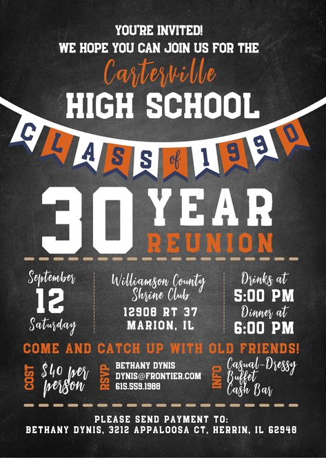 10 Year Reunion Invitation, Class Reunion Save The Date, Class Of 1994 Reunion, 30 Year Reunion Ideas, 30 Year Class Reunion Ideas, 20 Year Class Reunion Ideas, 20 Year Class Reunion, Class Reunion Ideas, 20 Year Reunion