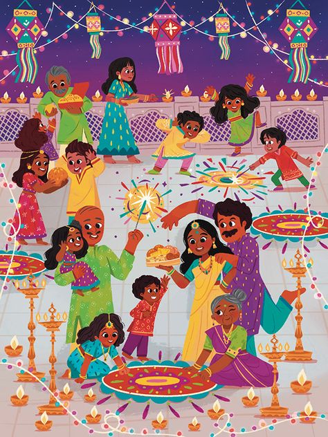 Diwali Celebration Images, Diwali Festival Drawing, Diwali Animation, Happy Diwali To All, Diwali Painting, Diwali Decoration Ideas, Festival Paint, Diwali Drawing, Happy Diwali Wallpapers