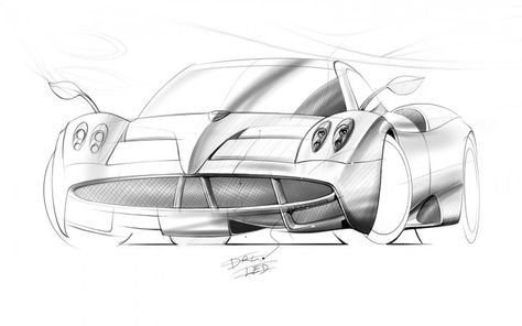 Pagani Huayra Design Sketch Car Designing, Pagani Car, Car Body Design, Sketch Board, Auto Illustration, Motorcross Bike, Bike Sketch, Cars Design, Cool Car Drawings