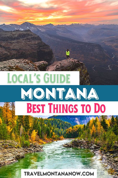 Local's Guide Montana Best Things to Do Montana Bachelorette Party, Montana Bachelorette, Montana With Kids, Cabin Montana, Montana Bucket List, Vacation Montana, Montana Family Vacation, Montana Scenery, Things To Do In Montana