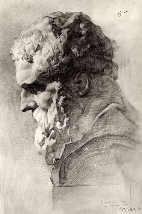 Planar head study, cross hatching. St. Petersburg Arts Academy? Portraits Pastel, Academic Drawing, Master Drawing, Academic Art, White Drawing, Anatomy Drawing, Portrait Sketches, Jean Baptiste, Black And White Drawing