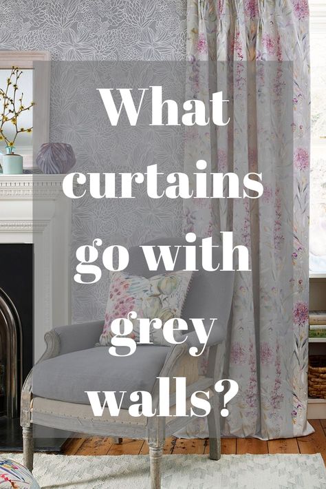 What curtains go with grey walls? Here are some ideas depending on the style of your home. Curtains On Grey Walls Living Rooms, What Colour Curtains With Grey Walls, Gray Walls Curtain Ideas, Grey Walls Living Room Decor Curtains, Curtains To Go With Grey Walls, Curtains With Light Grey Walls, Light Grey Living Room Curtain Ideas, Curtain For Grey Walls, Color Curtains For Grey Walls