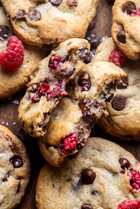 Miso Oatmeal, Vegan Rigatoni, Wandering Chickpea, Raspberry Chocolate Chip Cookies, Rigatoni Bolognese, Chocolate Chip Cookies Vegan, Raspberry Chocolate Chip, Raspberry Cookies, Raspberry Chocolate