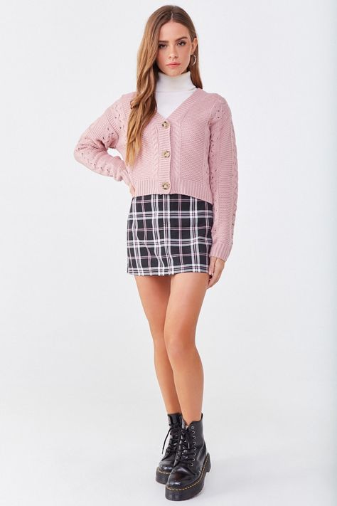 Mini Skirts Fashion, Fall Photo Shoot Outfits, Forever 21 Outfits, Bridget Satterlee, Sparkly Outfits, Forever 21 Girls, Tennis Skirt Outfit, Queen Outfit, Drop Sleeve