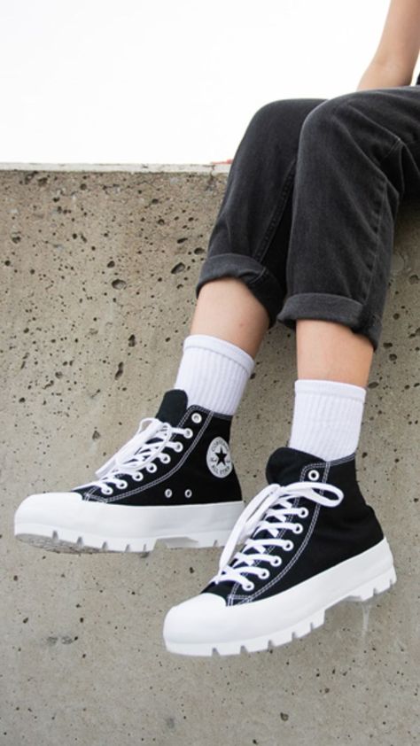 Converse Lugged Outfit, Lugged Converse Outfit, Lugged Converse, Converse Lugged, Converse Chuck Taylor All Star Lugged, Chuck Taylor All Star Lugged, All Star Lugged, Converse Style, Black Converse