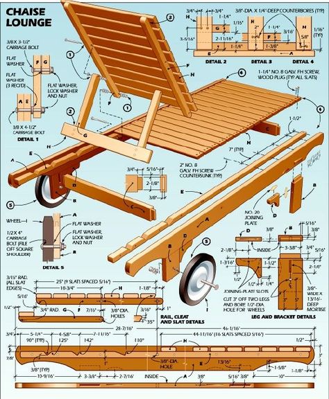 wooden+chaise+lounge+chair+plans+free | Cedar Chaise Lounge Plans Woodworking Chair, Woodworking Shows, Diy Holz, Popular Woodworking, Wood Plans, Wood Working For Beginners, Woodworking Furniture, Woodworking Designs, Diy Outdoor Furniture