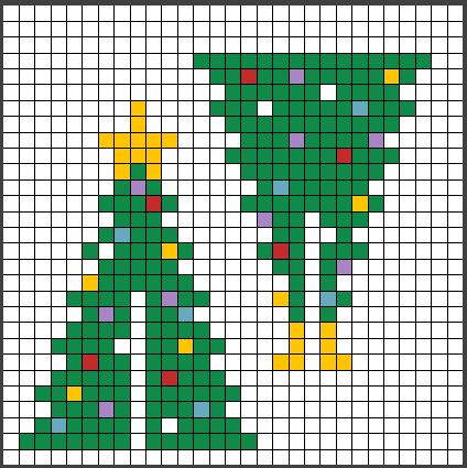 Hamma Beads Ideas Christmas, Christmas Tree Hama Beads, Christmas Tree Perler Beads, Patrones Hama Beads Ideas, Christmas Hama Beads, Pixel Art Noel, Christmas Pixel Art, Hama Beads Christmas, Perler Beads Ideas