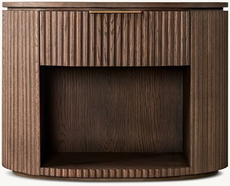 Byron Open Nightstand | RH Open Nightstand, Restoration Hardware, Postmodernism, Luxury Homes, Home Furnishings, Textiles, Design