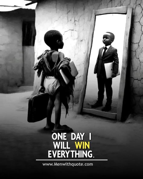 One day, I will win everything. 💪 - Caption This! ✔️ - Follow us @menwithquote 🌟 If you have goals in your life. - We love to keeps you always motivated towards your goal, your dreams! 🌎 - So Turn the blue button into white right now! - Follow us @menwithquote 🌟 Follow us @menwithquote 🌟 - 📸 Credits to owner (❗Picture owner can DM us for any credit issue) Turn 🔛 on Post notification 🔔 - - - - ⠀⠀⠀⠀ #successlogans #menwithquote . Tag begins :) #Determined #FutureWinner #NeverGiveUp #KeepPushi... Win The Day Quotes Motivation, Men's Day Quotes, Follow Your Dreams Quotes, I Will Win, Music And The Brain, Anime Quotes Inspirational, Men's Day, Caption This, One Day I Will