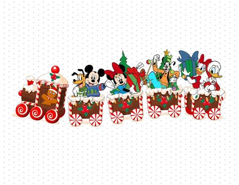 Merry Christmas Disney, Free Christmas Svg, Santa Hat Png, Disney Characters Christmas, Disney Merry Christmas, Mickey Mouse Decorations, Disney Decals, Scrapbook Disney, Cricut Christmas Ideas