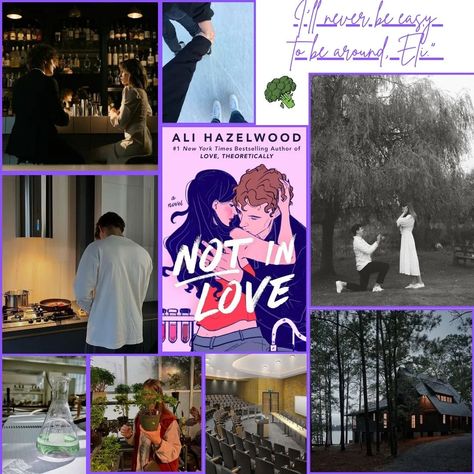 "I used to think that endings could be happy, or sad. That stories could be happy, or sad. And I always figured that my ending, my story, me, would always fall in the latter." - Rue's word not mine. Another masterpiece by ali hazelwood - "Not in Love"❤️ It's a sweet, romantic and spicy story of Rue and Eli. Fill with full of chemistry whether chemistry in lab, or in kitchen, or in bed. Much Much Much recommended to read and if u already read that one than do 🥦 drop this in comment box. . ... Not In Love Aesthetic, Rue And Eli Not In Love, Ali Hazelwood Not In Love, Not In Love Ali Hazelwood Aesthetic, Not In Love Ali Hazelwood, Spicy Story, The Love Hypothesis, Love Hypothesis, Reading Slump