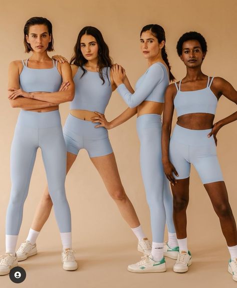 Activewear Photoshoot, Gym Photoshoot, Light Blue Leggings, Protect Our Planet, Fitness Wear Outfits, Glam Photoshoot, Fitness Photography, Cute Photography, Activewear Brands