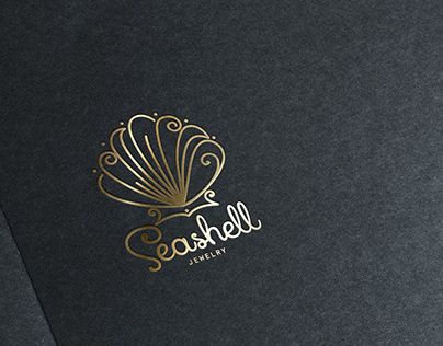 Seashell Logo Design, Seashell Logo, Jewelry Logos, Shell Logo, Boutique Furniture, Event Planner Logo, Cupcake Logo, Pearl Logo, Logo Design Set