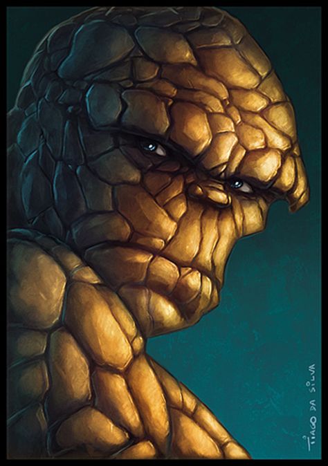 The Thing of Fantastic 4 Illustration Artworks | Naldz Graphics The Thing Comic, Baxter Building, Victor Von Doom, Ben Grimm, Comic Pics, Giant Monster Movies, Fantastic 4, Hero World, Arte Dc Comics