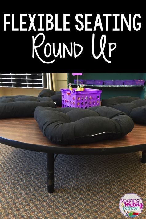 Flexible Seating Classroom, Alternative Seating, 21st Century Classroom, Classroom Seating, Classroom Makeover, Seating Furniture, Classroom Layout, Resource Room, Flexible Seating