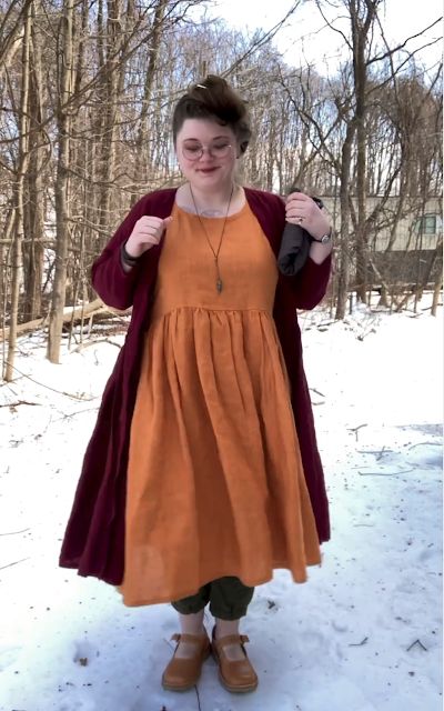 EPBOT: Meet My New Fashion Icon: Jack of Cozypunk Old Hag Fashion, Librarian Style Outfits, Quirky Fashion Aesthetic, Grandma Core Fashion, Crowcore Outfit, Cottagecore Business, Cottagecore Winter Outfits, Czech Clothing, Earthy Clothes