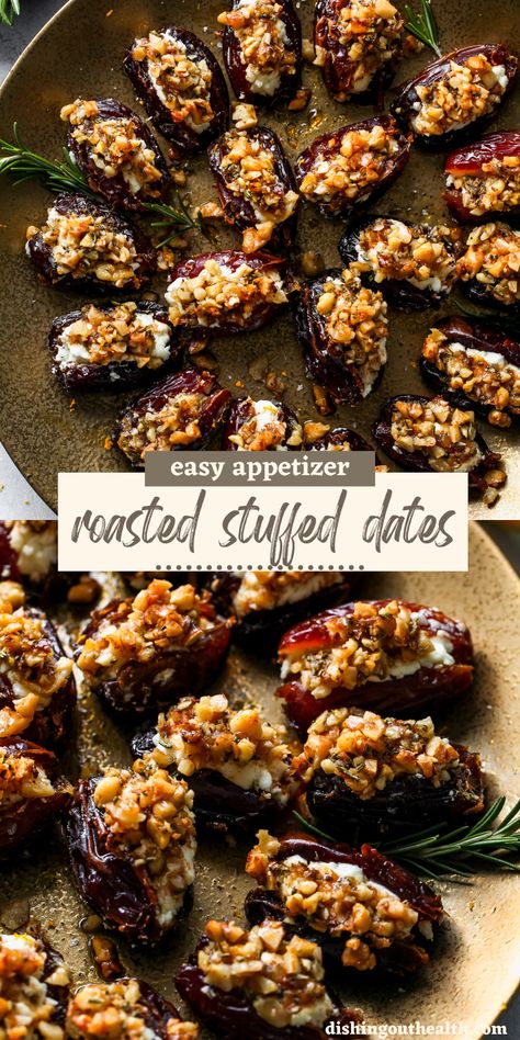 Roasted Dates Goat Cheese, Goat Cheese Dates Appetizer, Stuffed Dates With Goat Cheese, Sausage Stuffed Dates, Stuffed Dates Appetizers, Dates And Goat Cheese Appetizer Recipes, What To Eat With Goat Cheese, Healthy Recipes With Goat Cheese, Walnut And Date Recipes