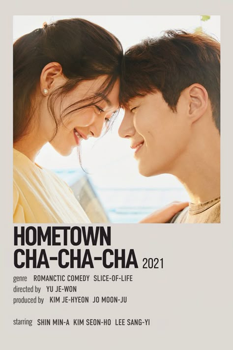 kdrama polaroid poster by @febraez Kdrama Recommendation, Hometown Cha Cha, Hometown Cha Cha Cha, Scrapbook Disney, Korean Drama Series, Best Kdrama, Film Posters Minimalist, Korean Drama Tv, Drama Tv Shows