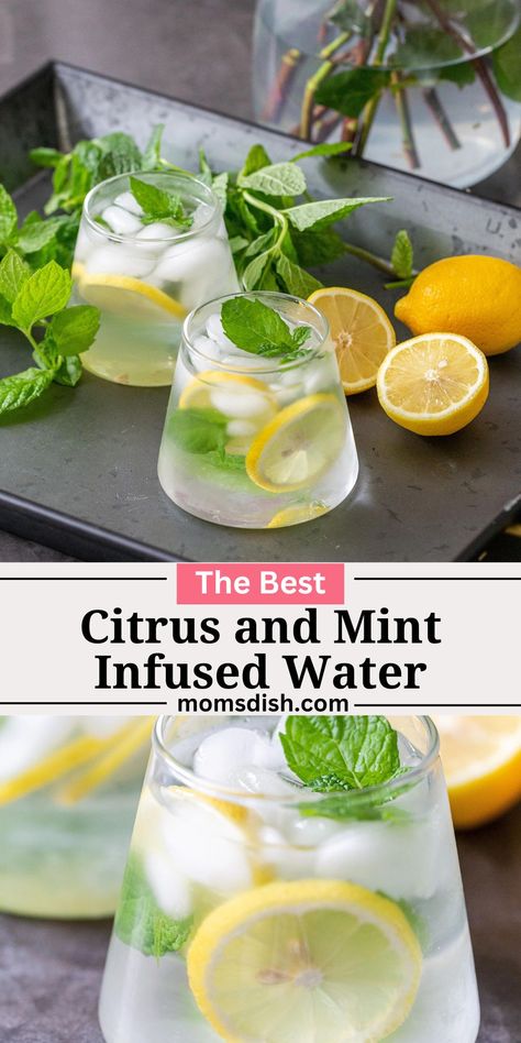 Mint Infused Water, Increase Water Intake, Flavored Water Recipes, Drinking Enough Water, Not Drinking Enough Water, Mint Water, Infused Water Recipes, Fruit Infused Water, Delicious Magazine