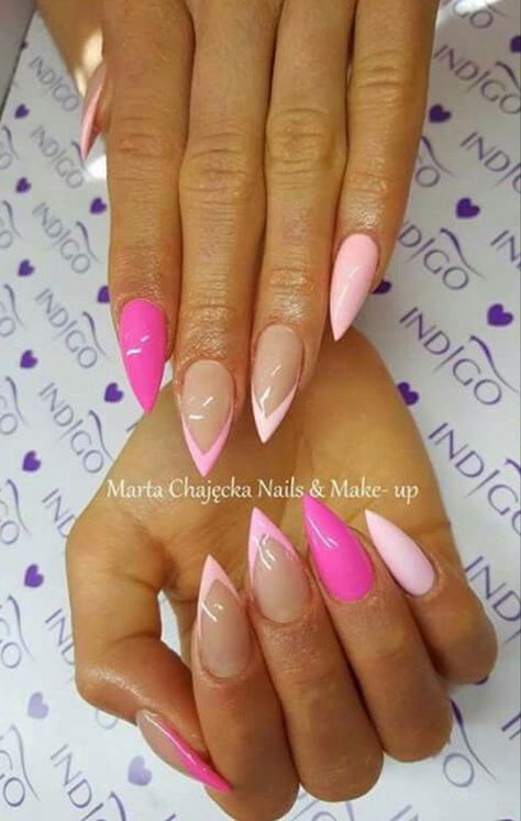 Pointy Nail Designs, Pretty Nail Art Designs, Get Nails, Neon Nails, Nails 2023, Hot Nails, Nails Toes, Coffin Nails Designs, Nail It