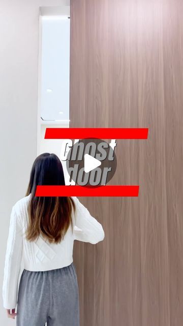 How To Make Ghosts, What Is Ghosting, Slide Doors, Ghost Door, Interior Room, Tommy Lee, Building Ideas, Door Installation, Sliding Doors