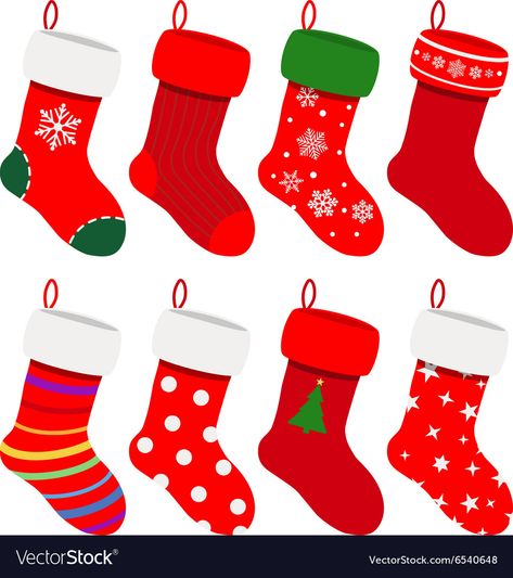 Christmas Gloves Drawing, Christmas Socks Printable, Christmas Socks Template, Stocking Illustration Christmas, Christmas Socks Illustration, Christams Socks, Socks Illustration, Christmas Socks Pattern, Animated Pictures